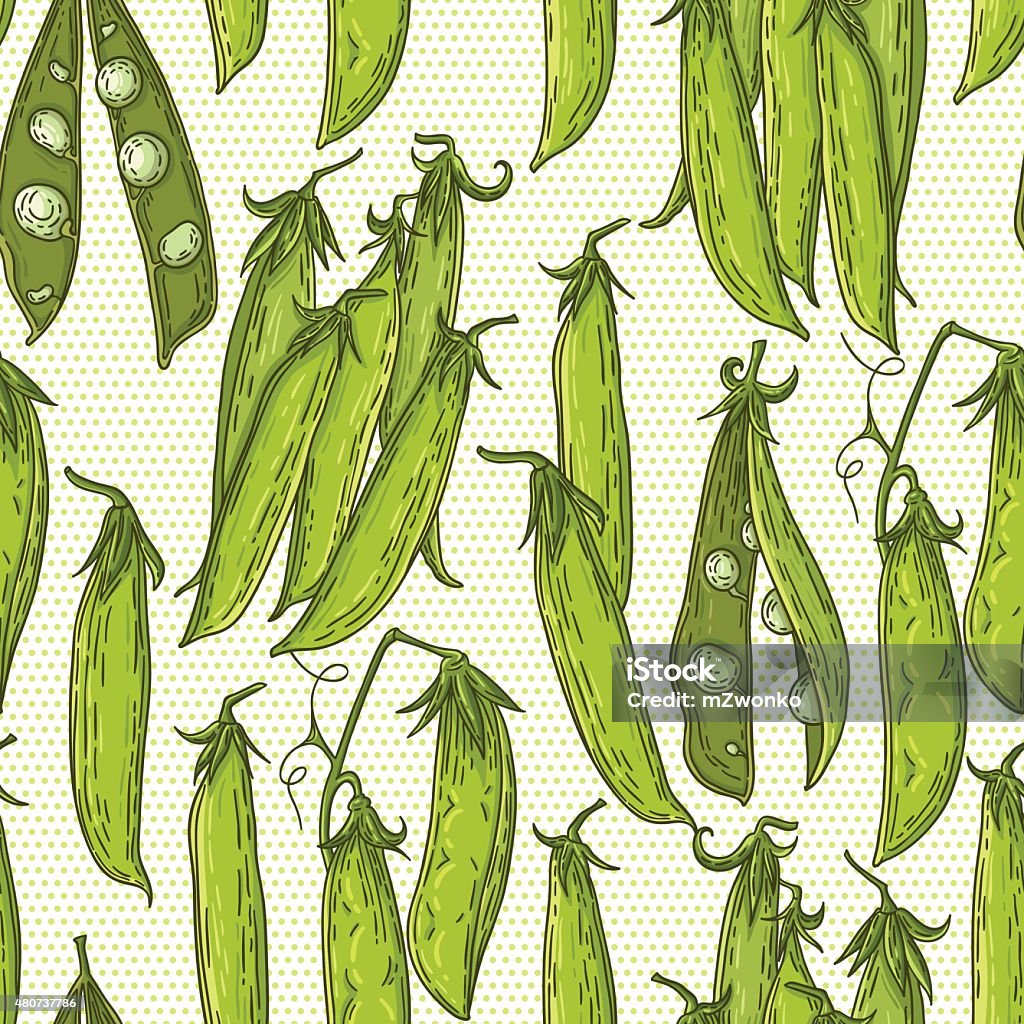 Pea Size Pattern Pea Pattern Stock Illustration - Download Image Now - 2015, Agriculture ...