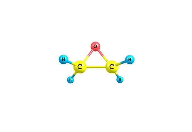 oxirane молекулярной структуры, изолированные на белом - oxide стоковые фото и изображения