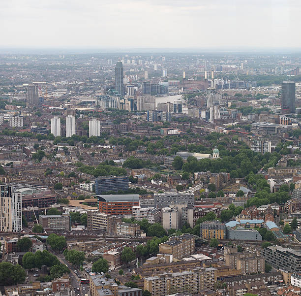istock Aerial view of London 480739022