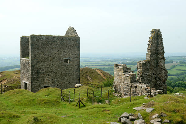istock Mine working buildings at Holman's shaft Cornwall UK. 480740040