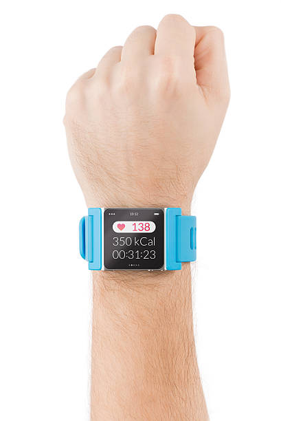 istock Smart watch with heart beat on the screen 480740505