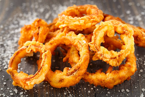 istock Homemade crunchy fried onion rings 480741219
