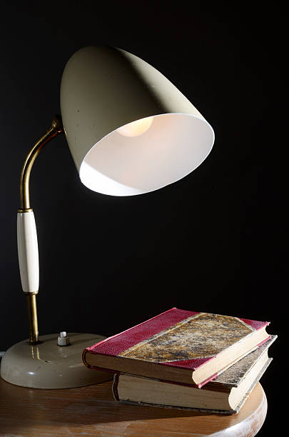 istock vintage table lamp and a few books 480741983