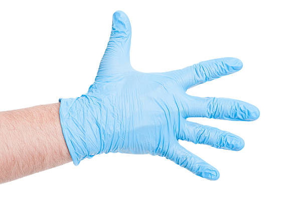 istock Doctor hand showing number five with fingers spread 480742506