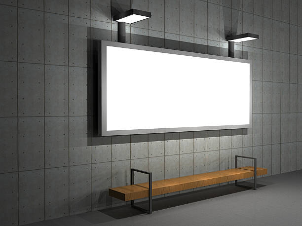 istock illustration of a outdoor advertising panel 480743583