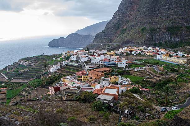 istock Canarian village by the sea 480743828