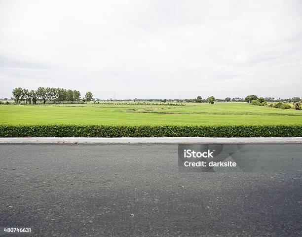 Roadside Stock Photo - Download Image Now - Sidewalk, Side View, Footpath