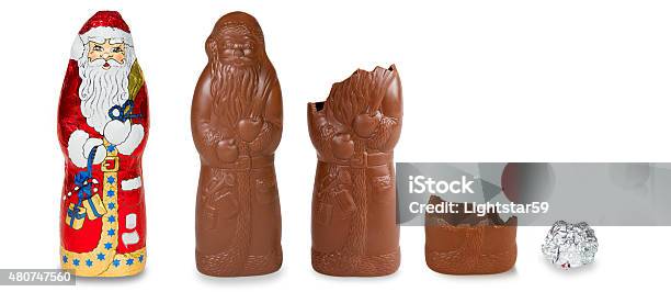 Chocolate De Santa Foto de stock y más banco de imágenes de Chocolate - Chocolate, Papá Noel, Navidad