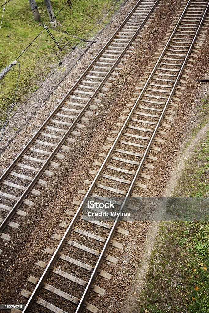 철도 트랙형 - 로열티 프리 0명 스톡 사진
