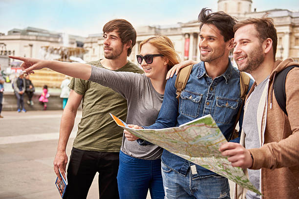istock Friends exploring the foreign city 480750392