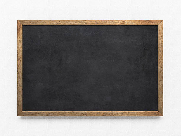 Blank old blackboard Blank old blackboard chalkboard visual aid stock pictures, royalty-free photos & images