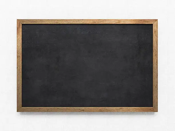 Photo of Blank old blackboard