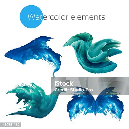 istock Abstract watercolor animals 480751462
