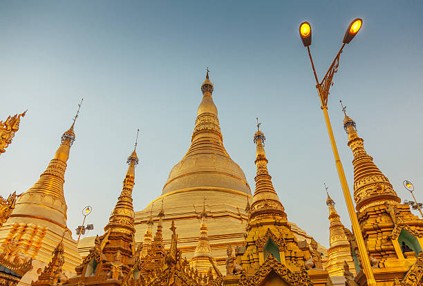 istock Shwedagon Pagoda at sunset 480751830