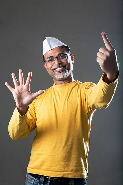 Indian Voter stock photo