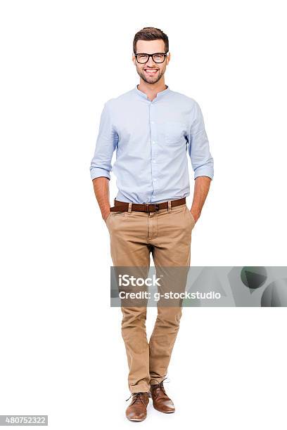 Confident In Any Situation Stock Photo - Download Image Now - Full Length, Men, Casual Clothing