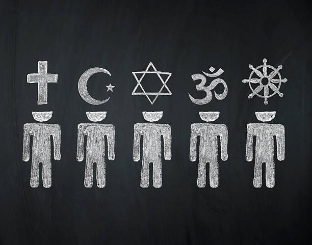 Las religiones principales del mundo de las religiones grupo - foto de stock