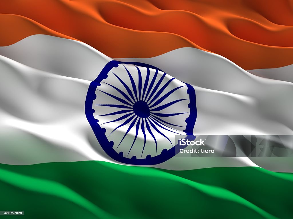 Indian Flag Background Stock Photo - Download Image Now - 2015, Backgrounds,  Country - Geographic Area - iStock