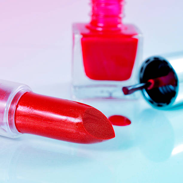 istock lipstick and nail polish 480757233