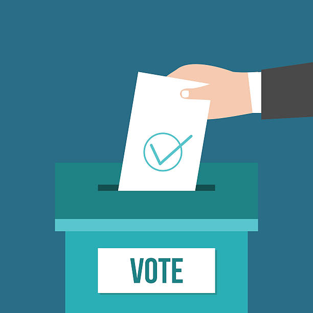 Voting Box Stock Illustration - Download Image Now - Voting, Voting Booth,  Cartoon - iStock