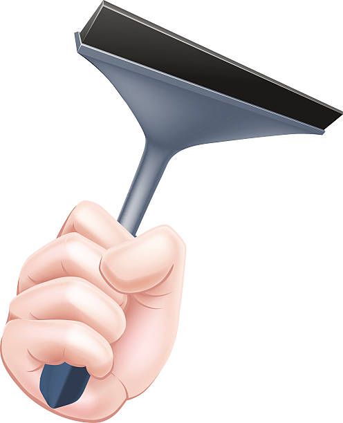 Cartoon Squeegee Hand Stock Illustration - Download Image Now - Human Hand,  Squeegee, 2015 - iStock