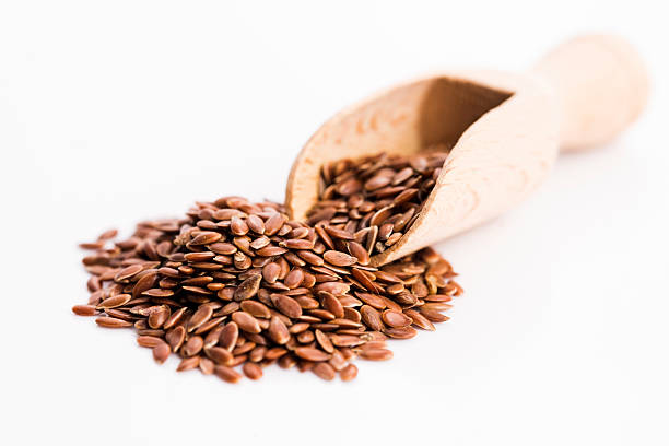istock Flax seeds, Linseed, Lin seeds close-up 480761900