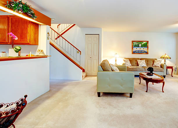 istock Furnished living room with fireplace. 480762357