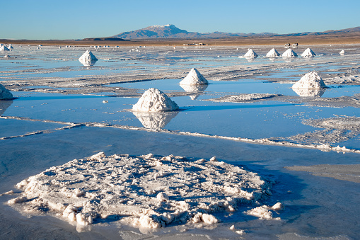 Salinas Grandes, salt flat in northern Argentina