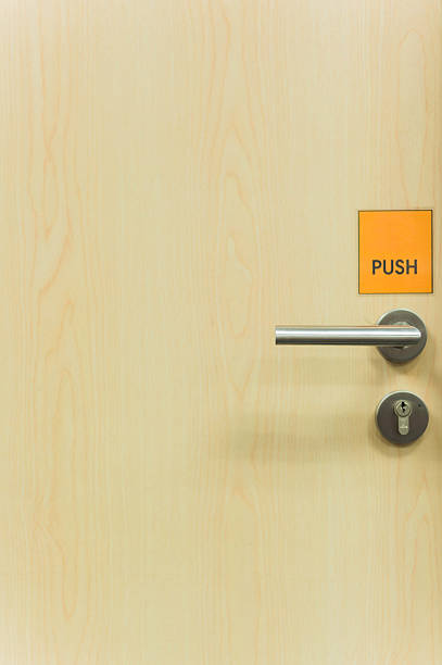 istock Modern, contemporary satin handle and keyhole detail 480765314