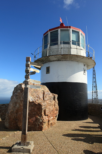 The Lighthouse of the Cape of Good Hope in South Africa