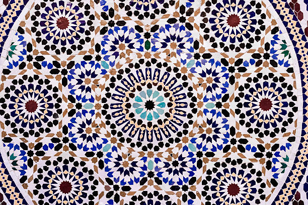 istock Moroccan style wall made with mosaic for background 480769262
