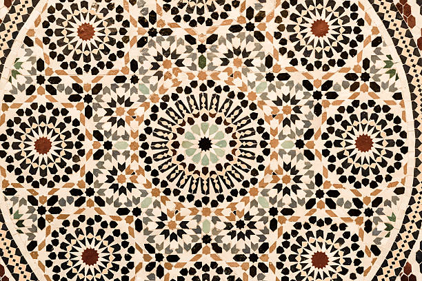 istock Moroccan style wall made with mosaic for background 480769536