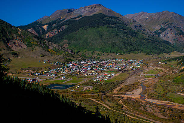 istock Historic Mountain mining town Silverton Colorado USA 480769956