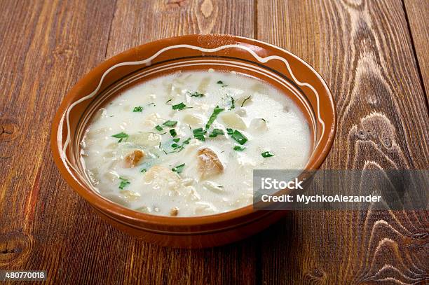 Cullen Skink Stock Photo - Download Image Now - 2015, Bread, Chive