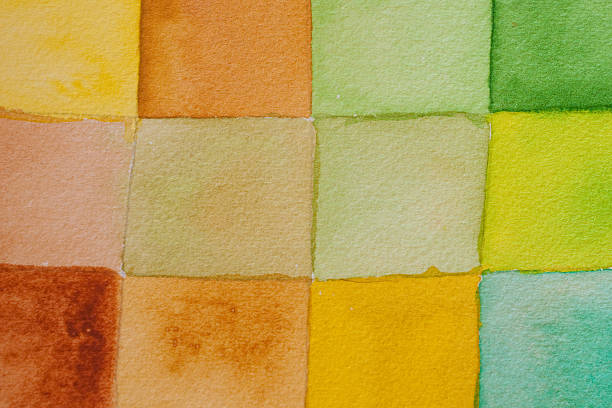 istock colourful green watercolors on textured paper surface 480770792