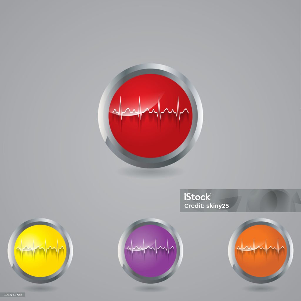 Biomedical Engineering Buttons Medical Button Set Stock Illustration - Download Image Now - 2015 ...