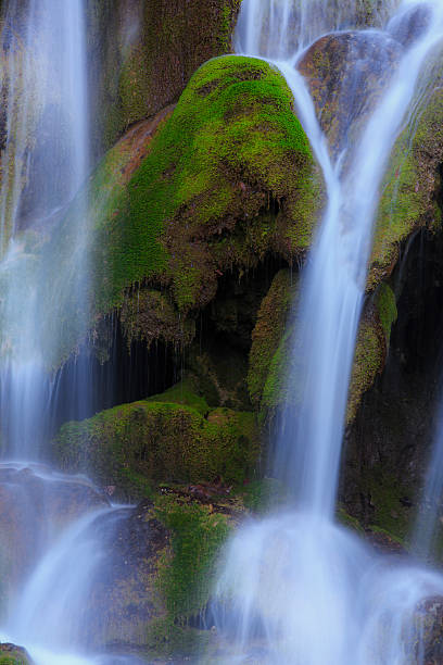 istock Beautiful waterfalls in the forest 480776023