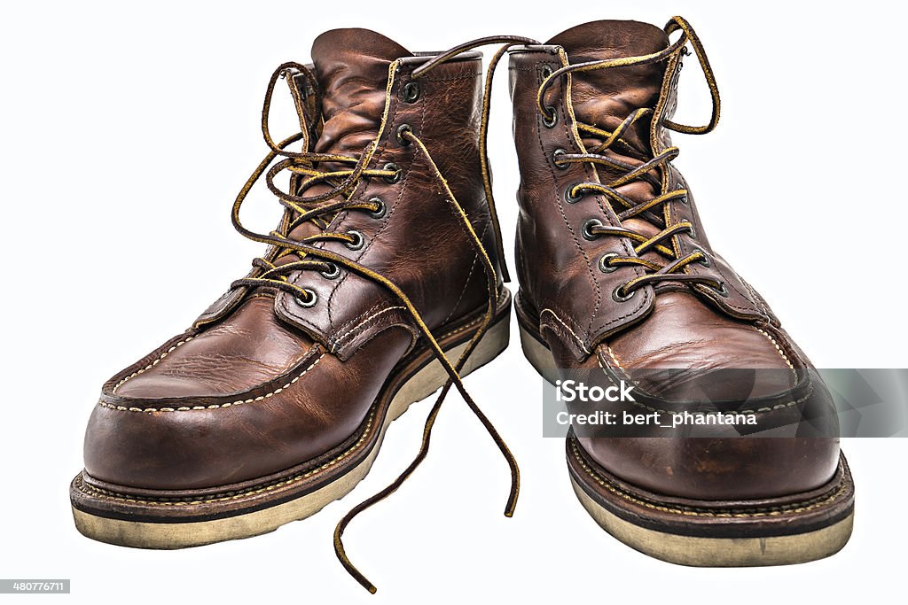 Boots , Isolated on white American Culture Stock Photo