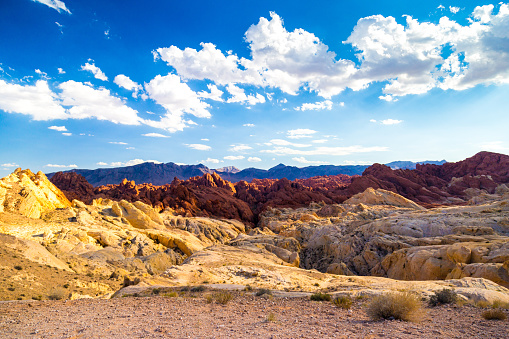 Red Rock Landscape, Valley of Fire State Park, Nevada, USA