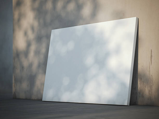 istock Blank poster near the wall. 3d rendering 480779334