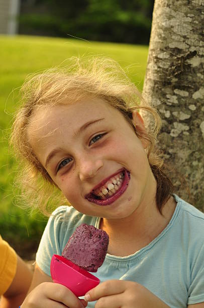 istock Little Girl with Messy Face Smiling 480782642