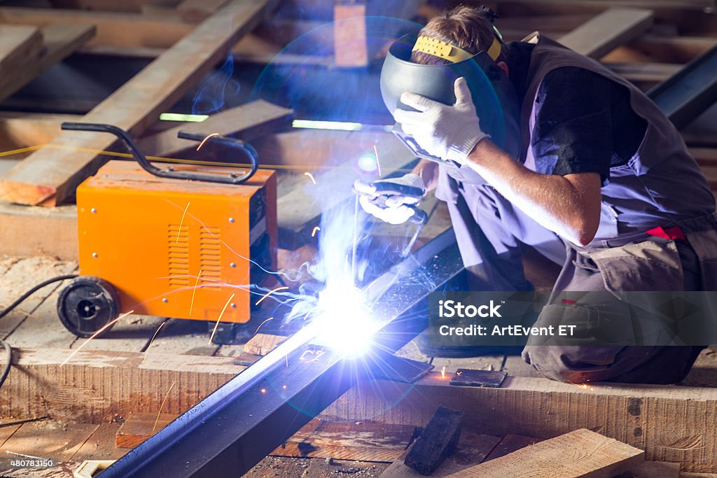 Welding work 2015 Stock Photo