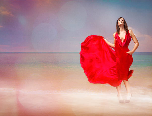 istock red passion for woman on the beach 480783155