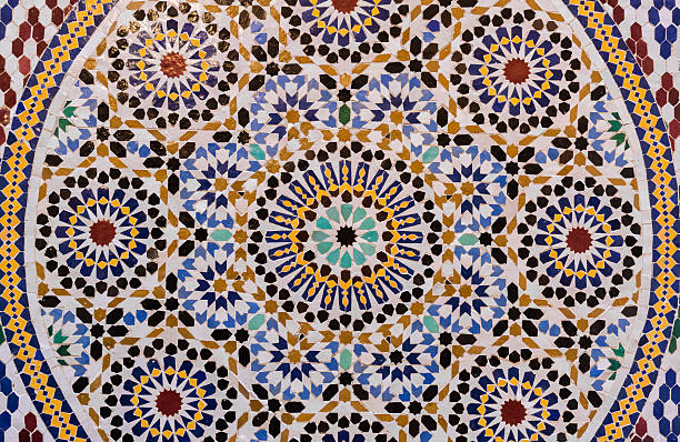 istock Moroccan style wall made with mosaic for background 480785118