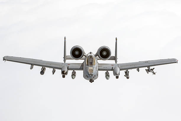 Fairchild-Republic A-10C Thunderbolt II The Fairchild Republic A-10 Thunderbolt II is also known as the 'Warthog' and 'Tankbuster' due to its looks and role as a close support aircraft military airplane photos stock pictures, royalty-free photos & images