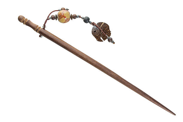 istock Thai-style wood hair pin 480786448