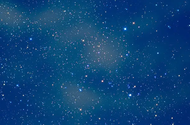 Big Milky Way nebulosity in the part of zodiac (Sagittarius) constellation.  