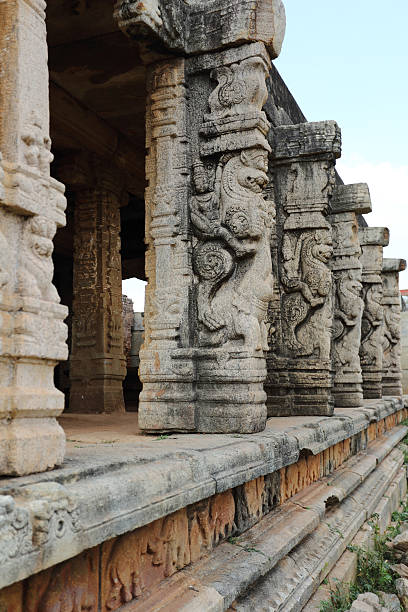 istock Carved Pillars of Ranganayakula Temple 480793830