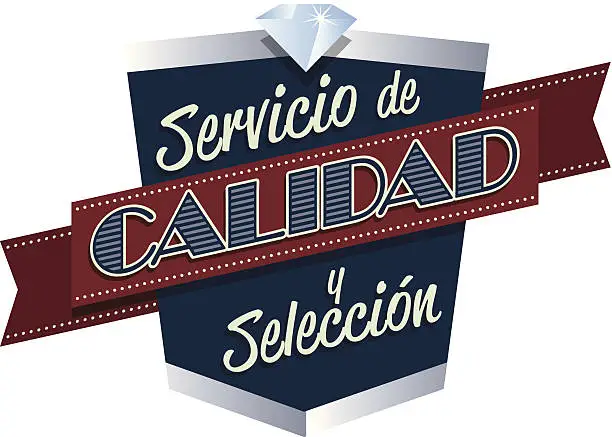 Vector illustration of Servicio Heading C