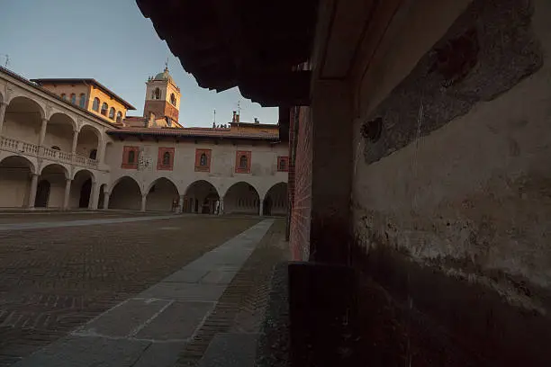 Ilv palazzo del broletto is one of the most famous pasrti of the city of Novara